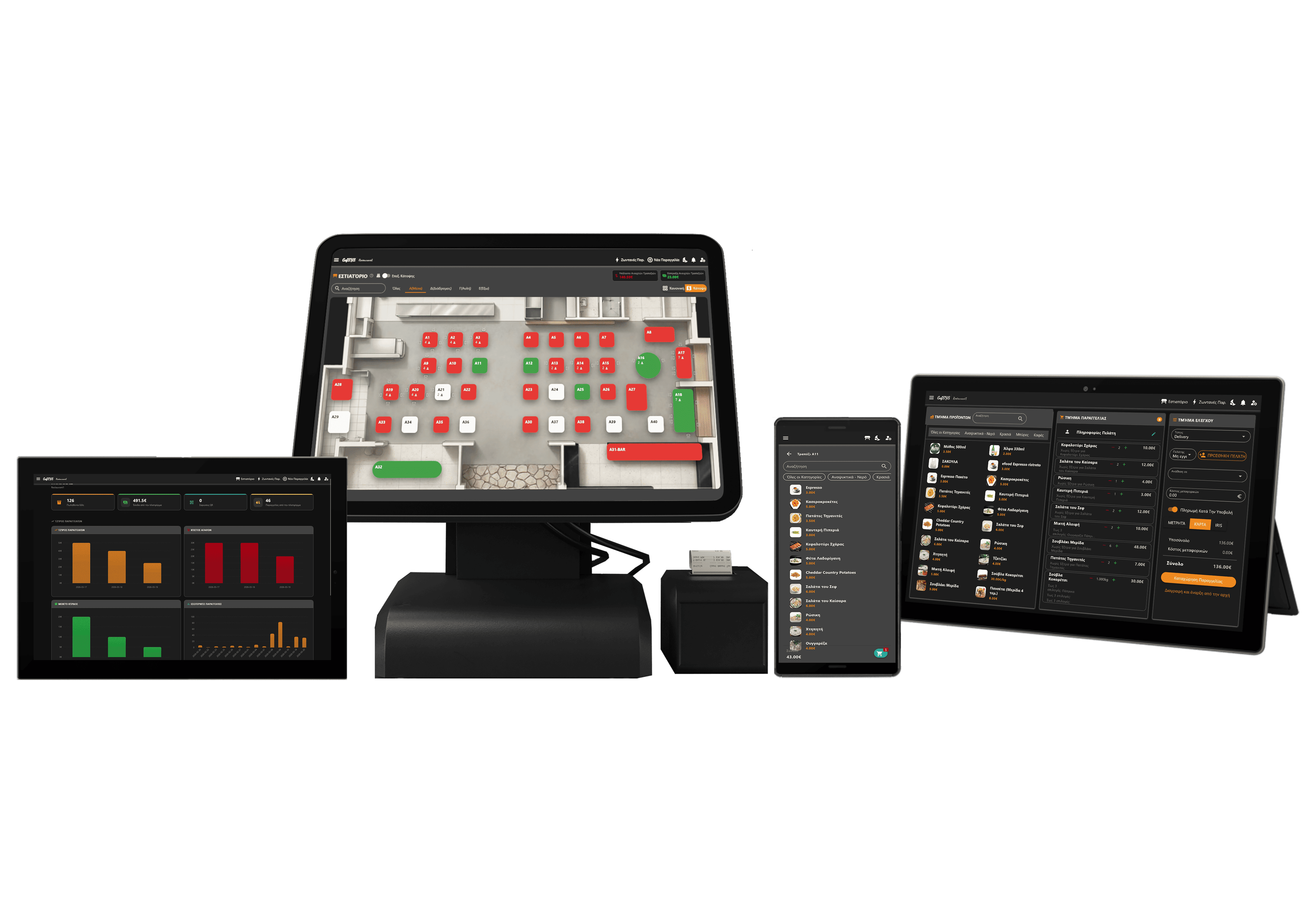 POS on multiple devices